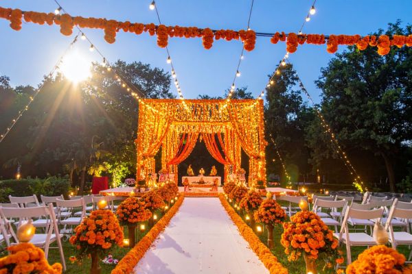 wedding lighting ideas outdoor