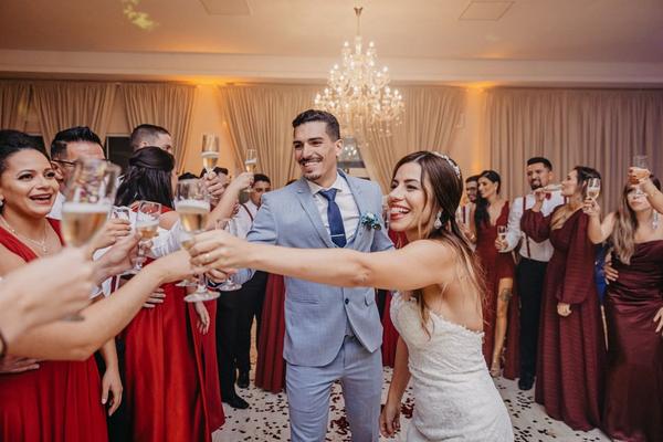 wedding reception timeline